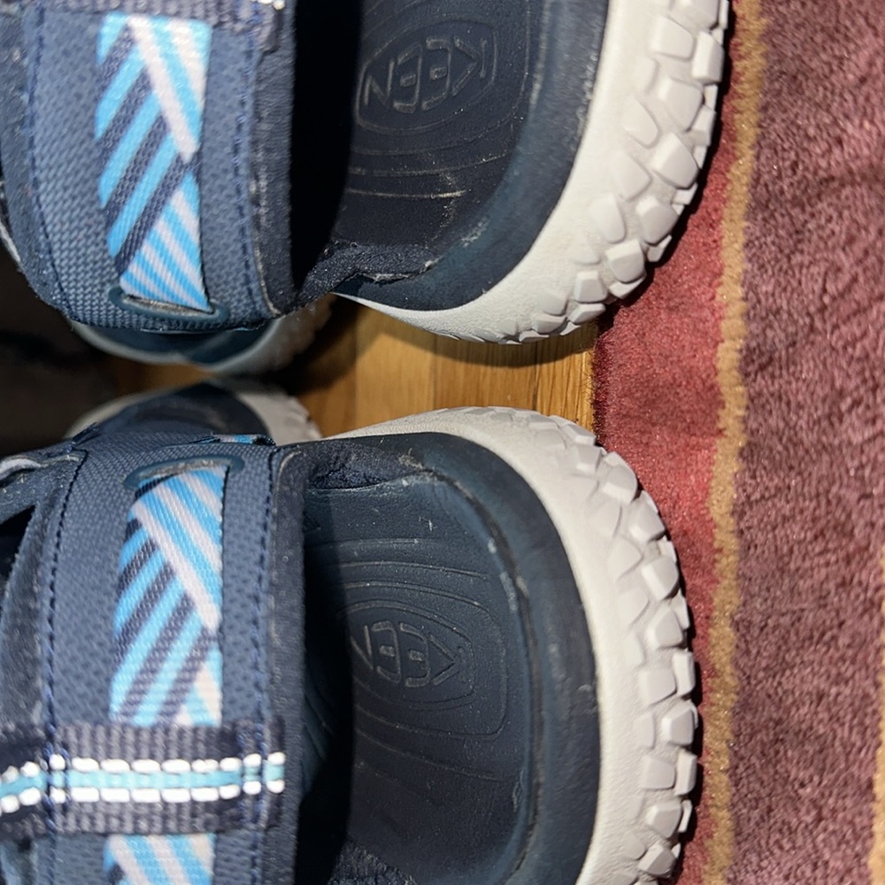 Keen Solr Hiking Water Sandals Aqua Stop Navy Blue Mist - Picture 5 of 6